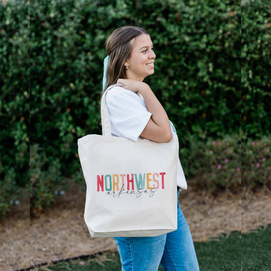 Northwest Arkansas Natural Canvas Tote Bag