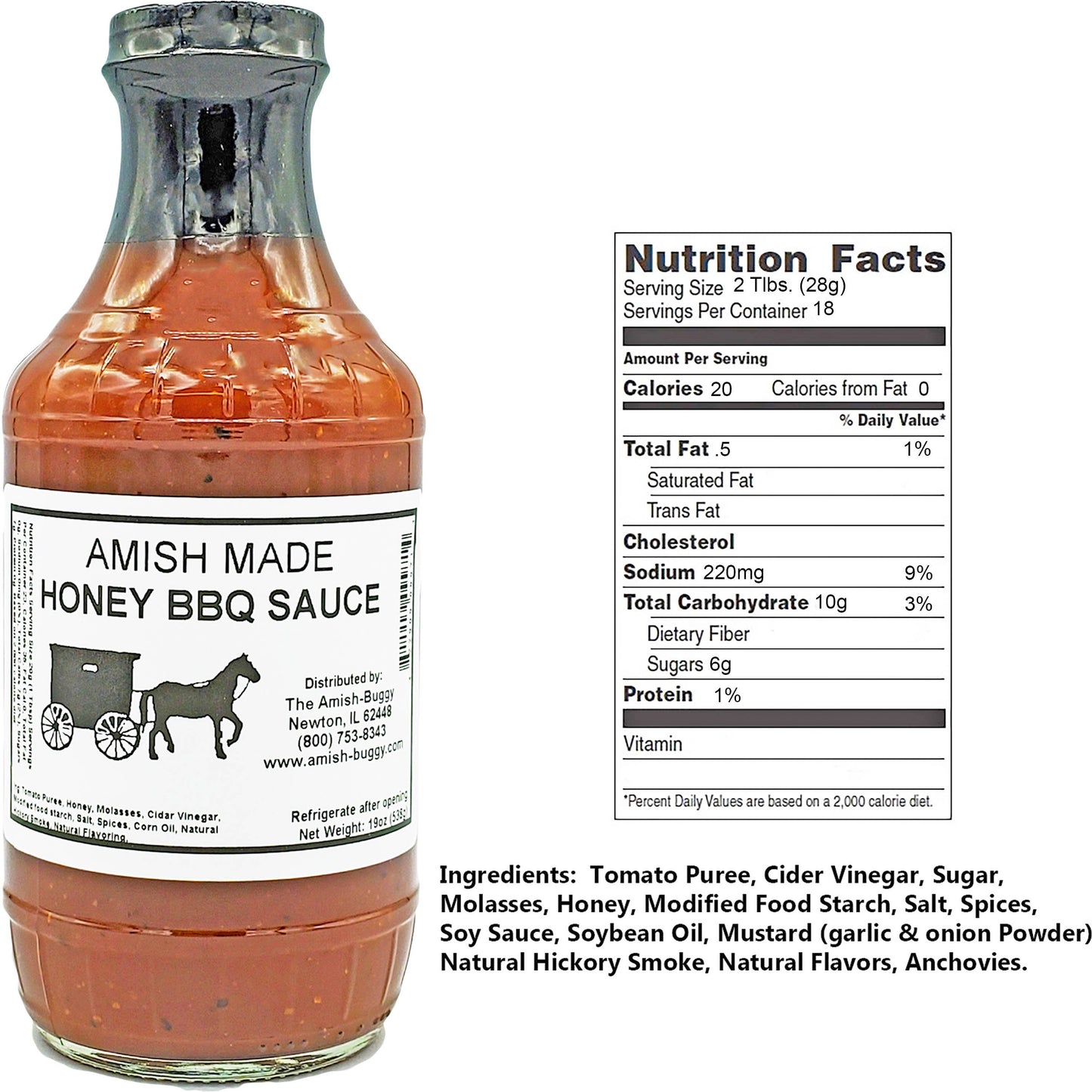 Amish Made 19oz BBQ Sauce