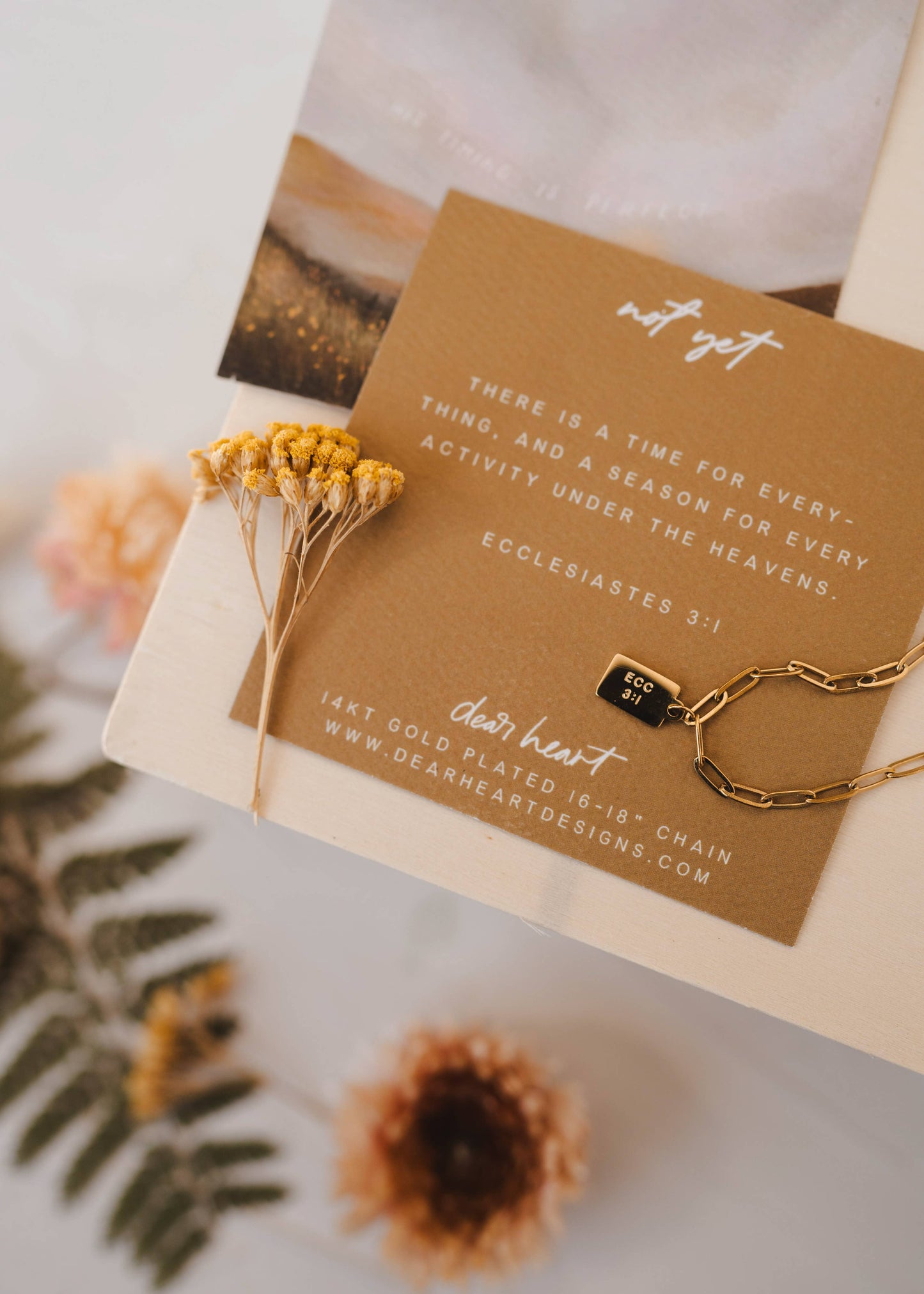 Not Yet Mini Tag | Christian Necklace