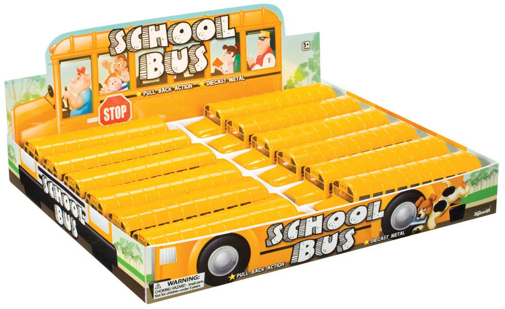 Toysmith 7" School Bus Toy