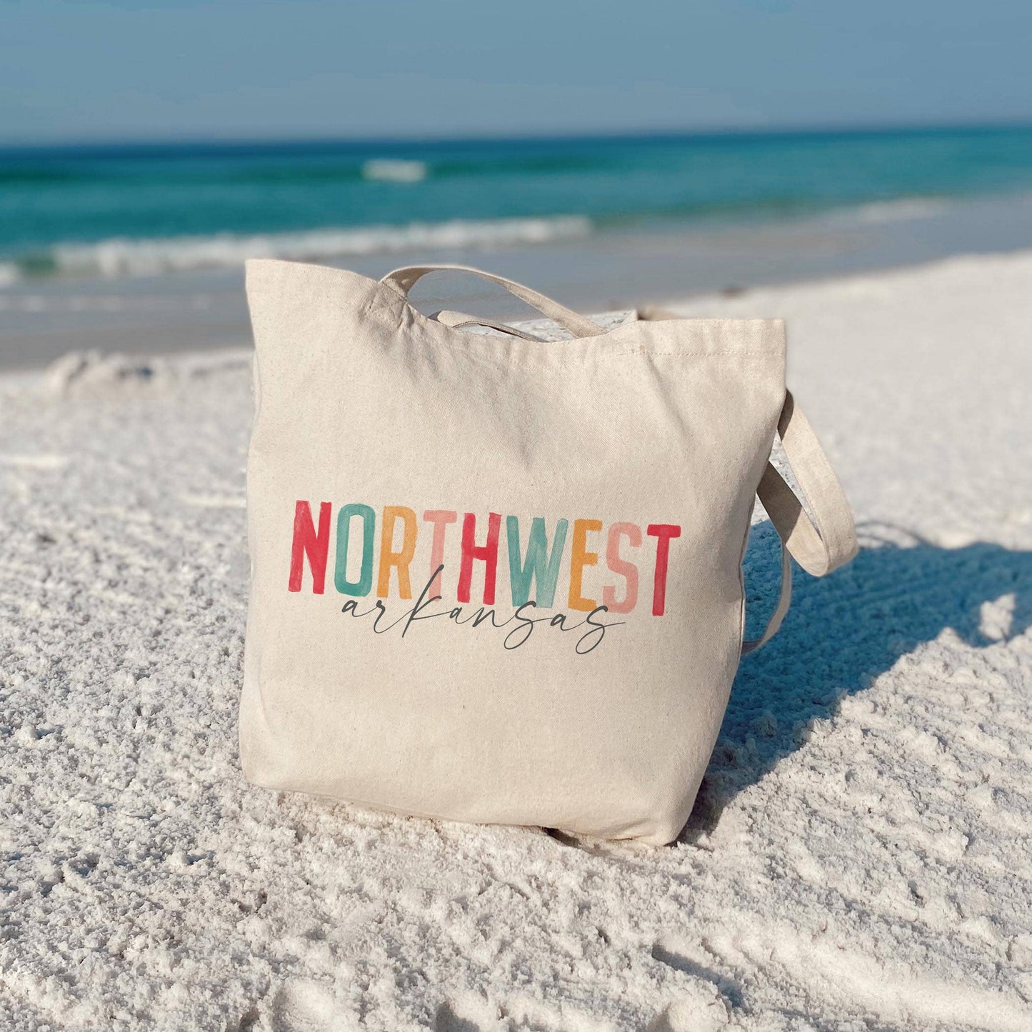 Northwest Arkansas Natural Canvas Tote Bag