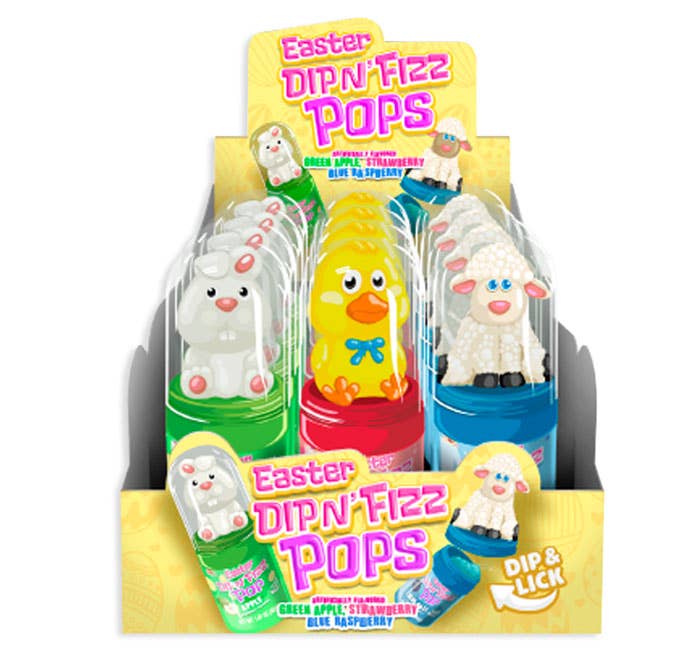 Easter Dip N' Fizz Tutti Frutti Pops
