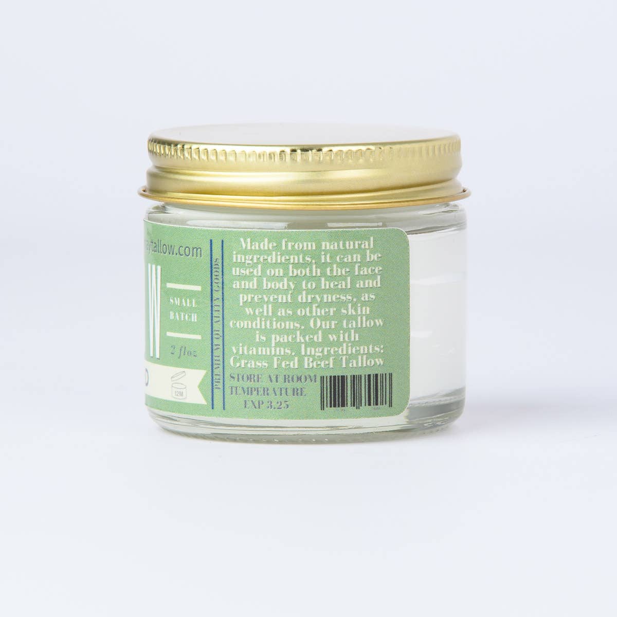 9oz Unscented Whipped Tallow Moisturizer