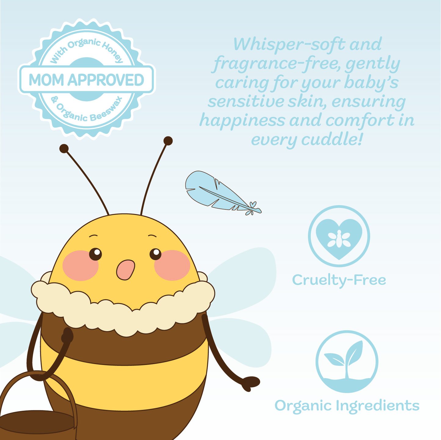 Pure & Simple naked bee