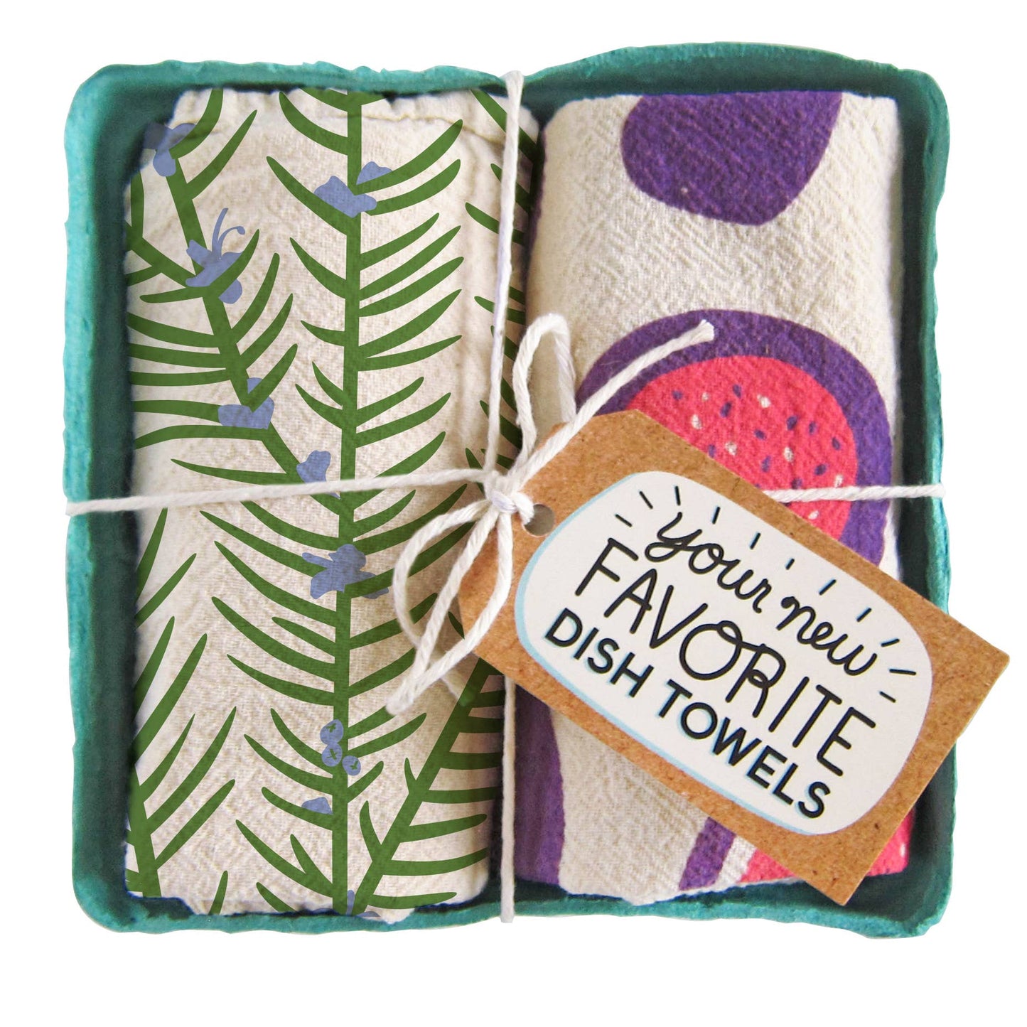 Rosemary & Fig Tea Towel Set of 2