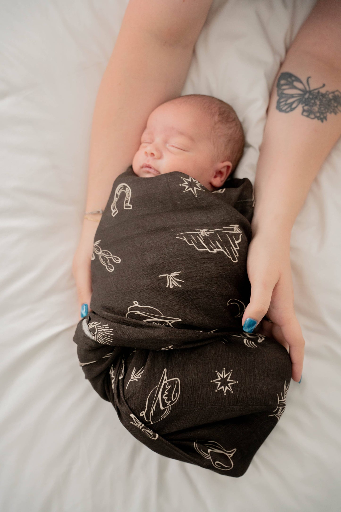 Western Muslin Swaddle Blanket