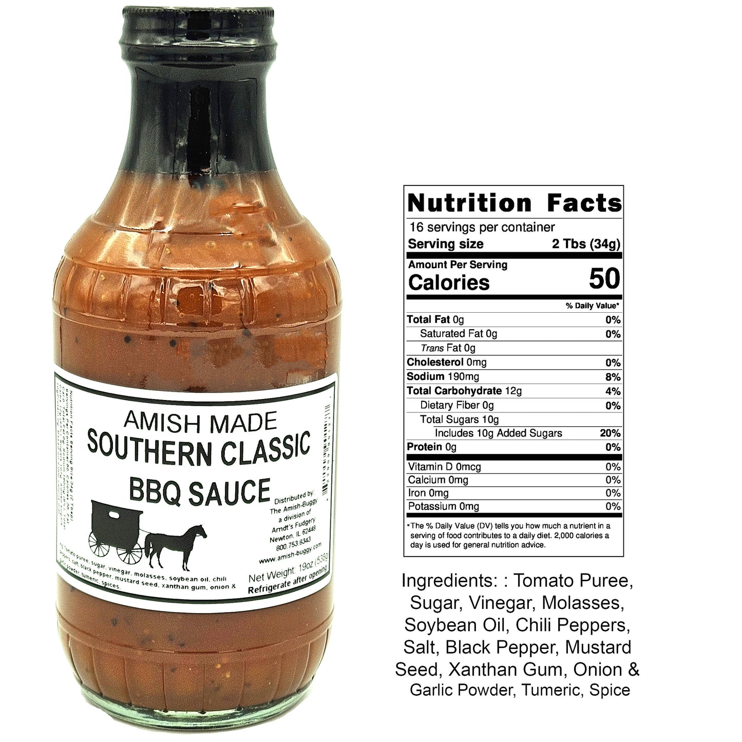Amish Made 19oz BBQ Sauce