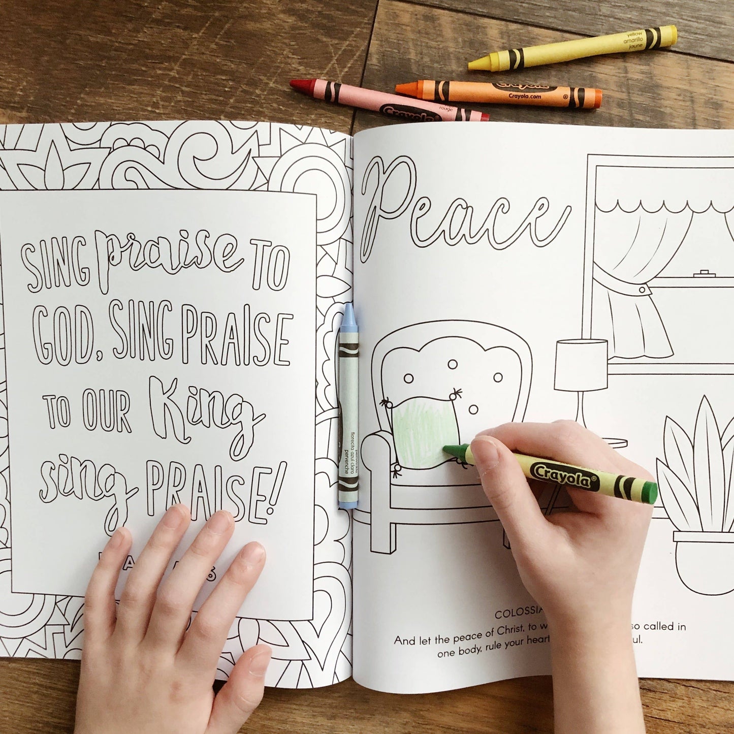Colored With Grace: Kids Coloring Book