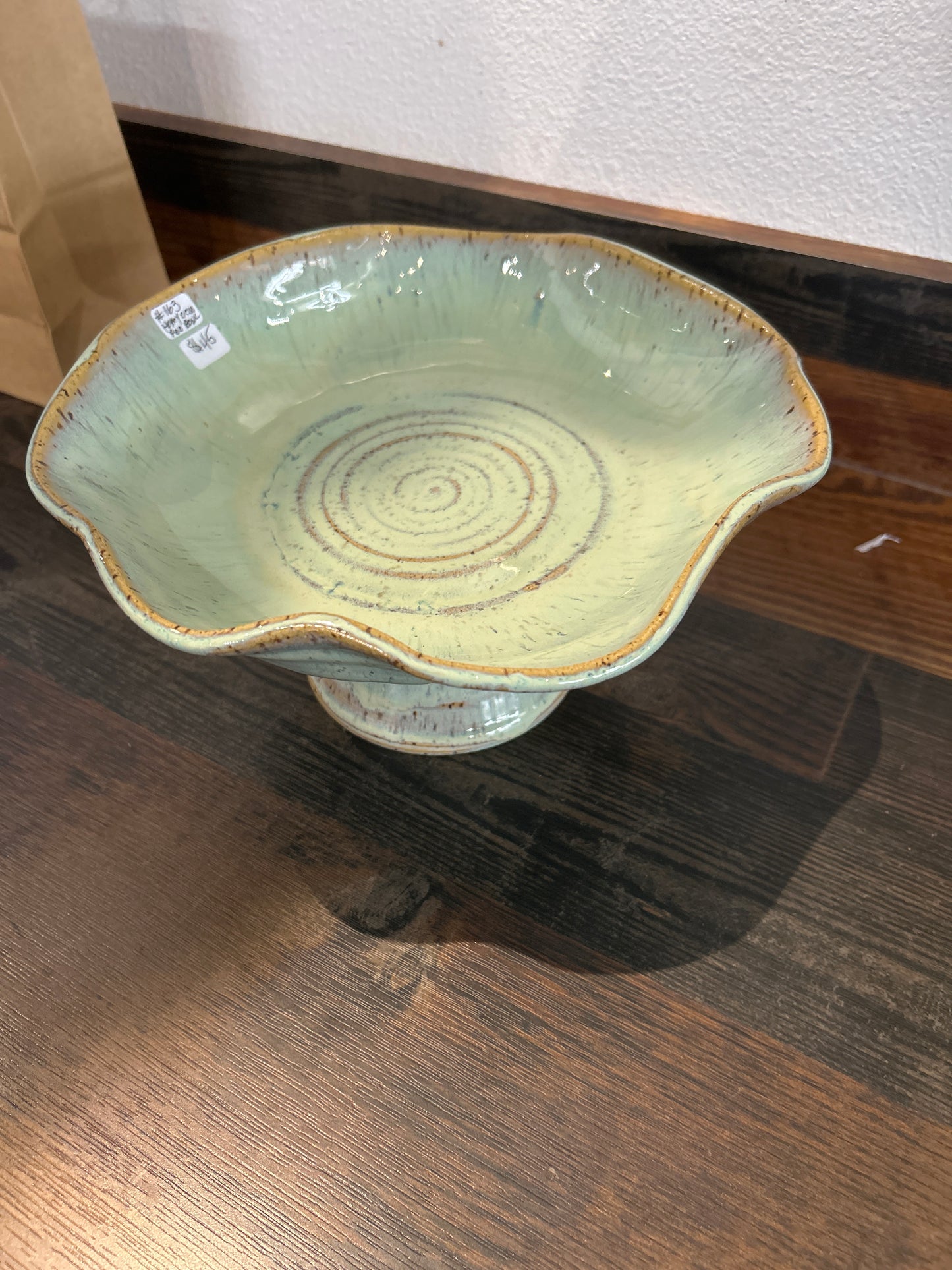 163 Honeydew Ped Bowl