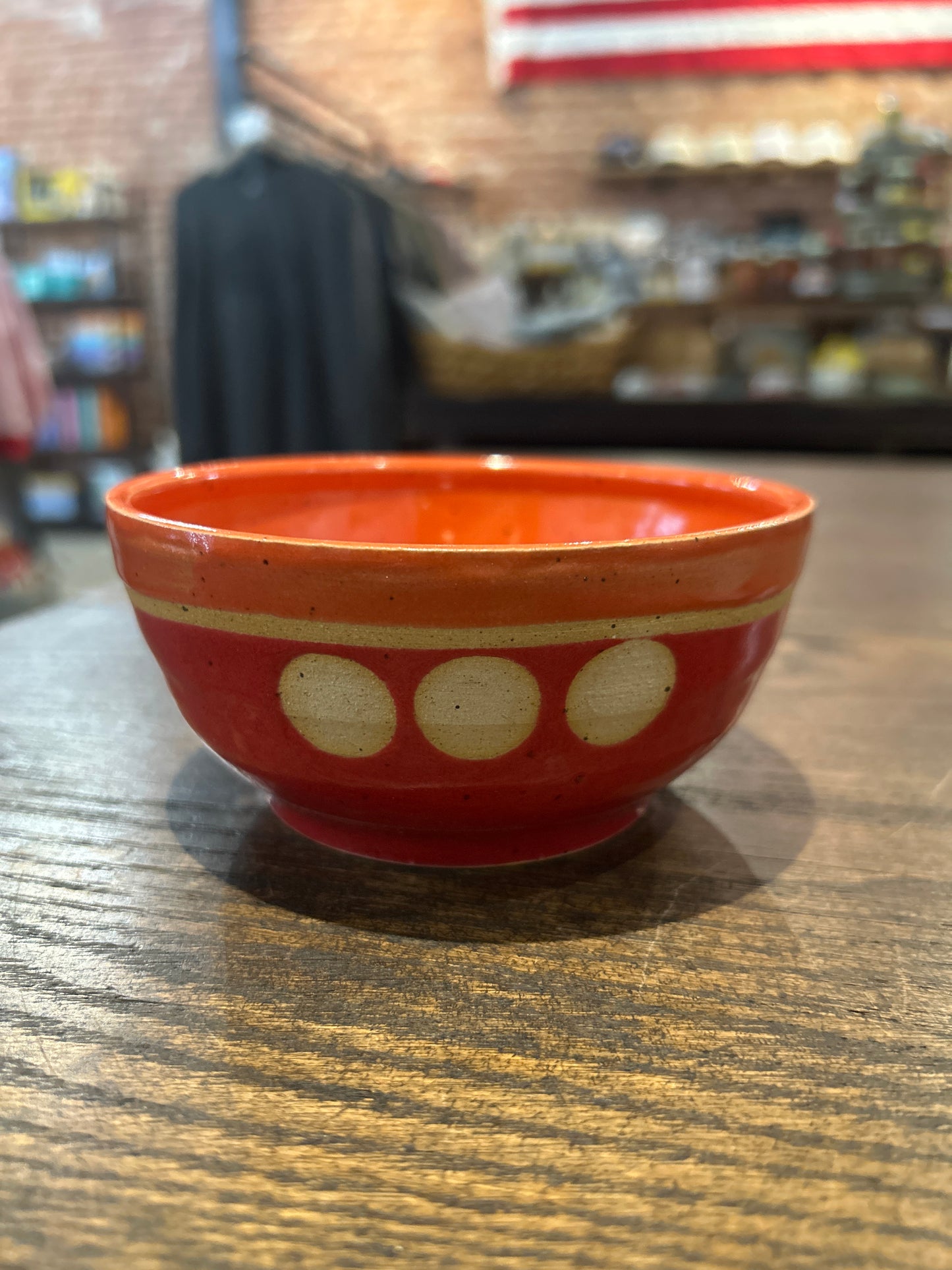 58 Healing Earth Red Orange Bowl