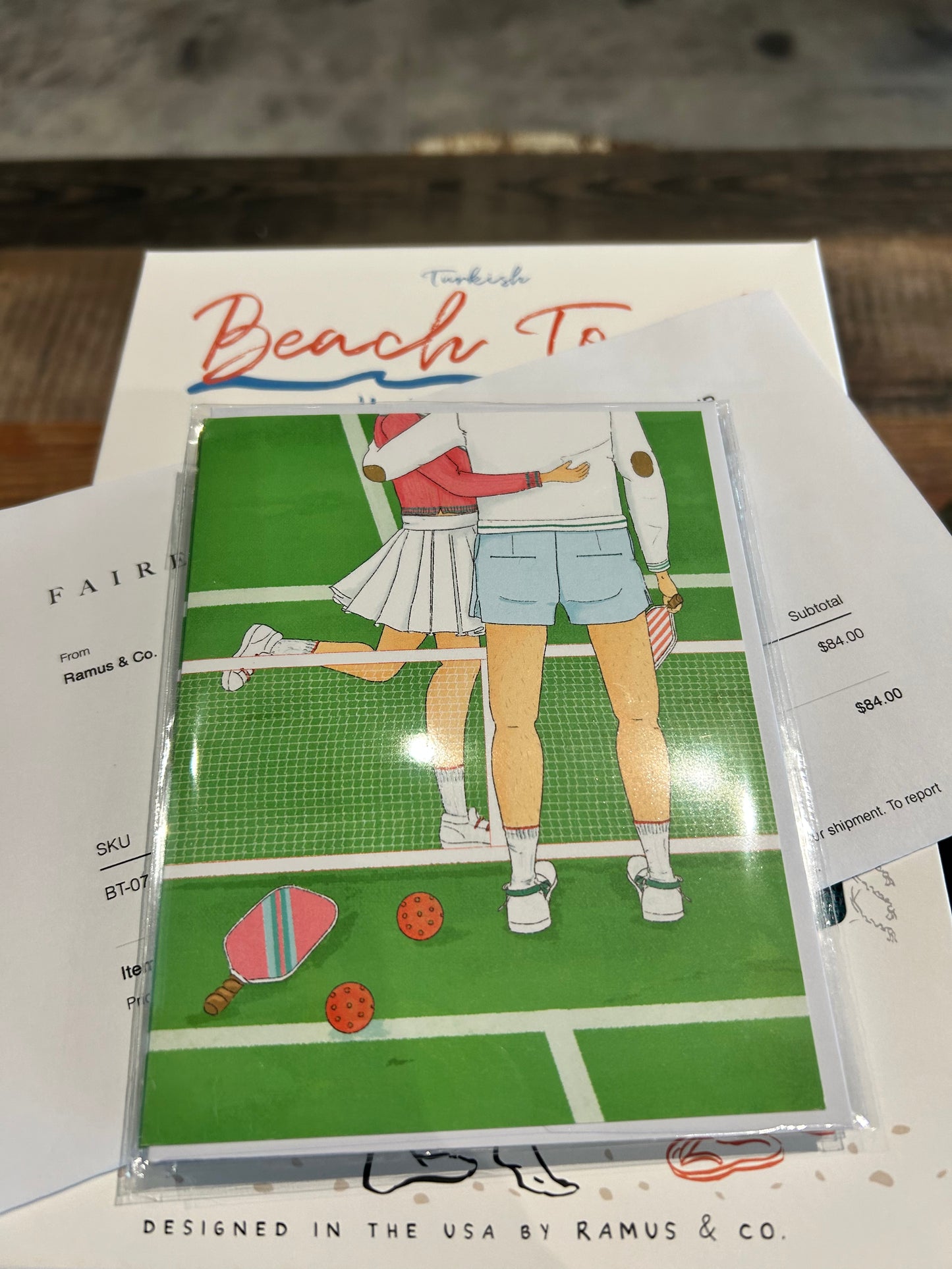 Pickleball Greeting Card