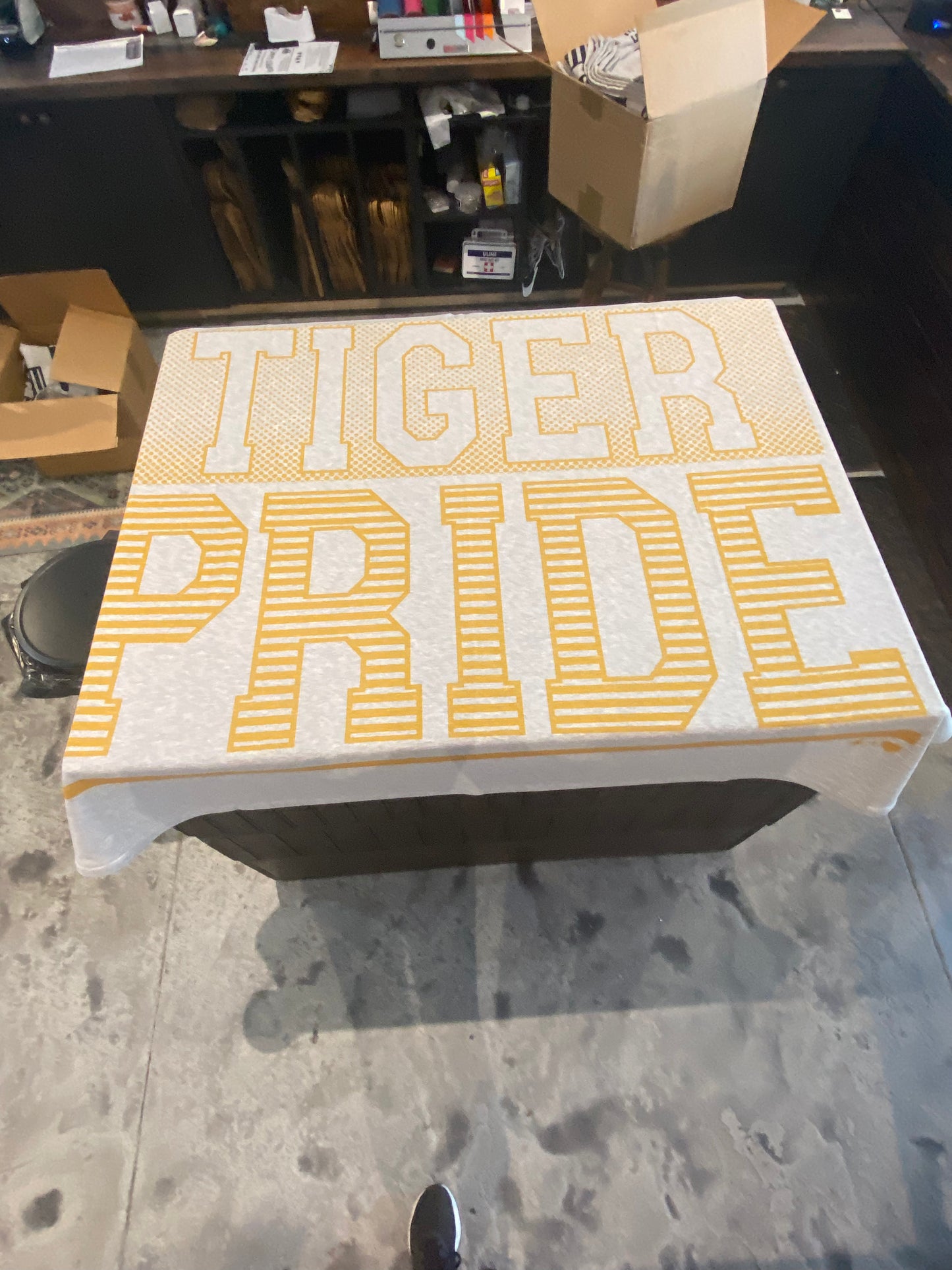 School Pride Custom Sweatshirt Blanket