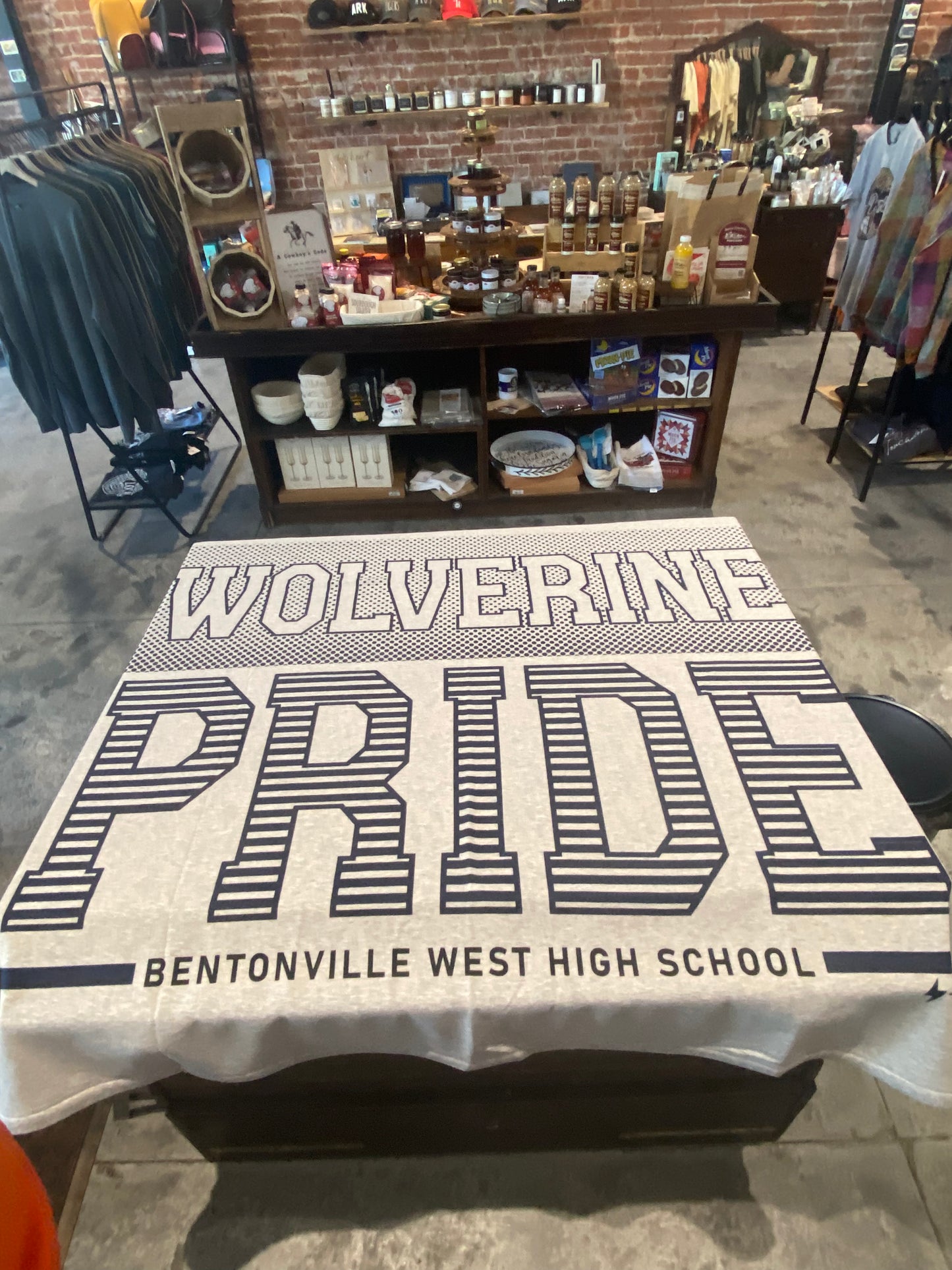 School Pride Custom Sweatshirt Blanket