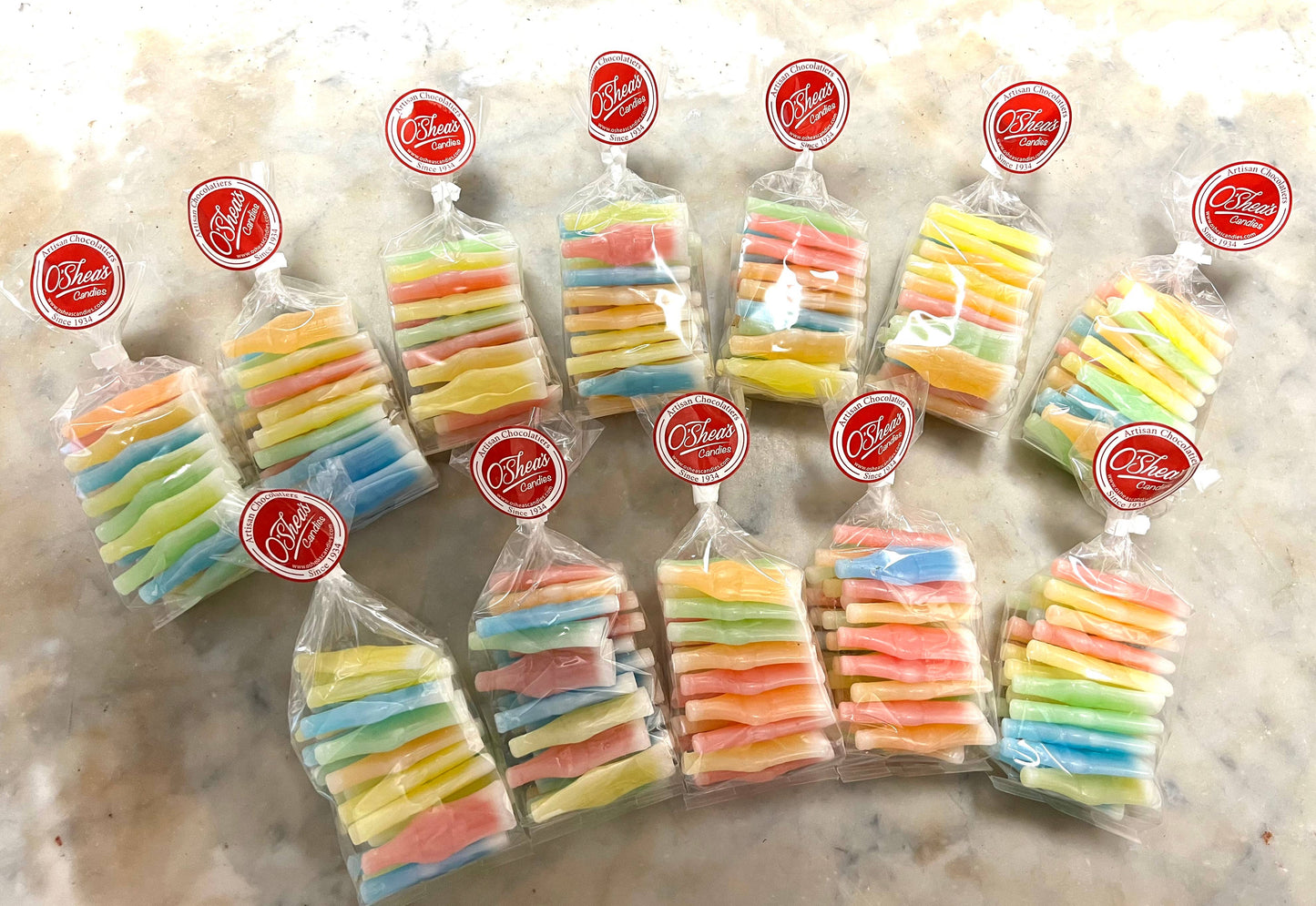 Nostalgic Old Fashioned Wax Bottles Snack Bags