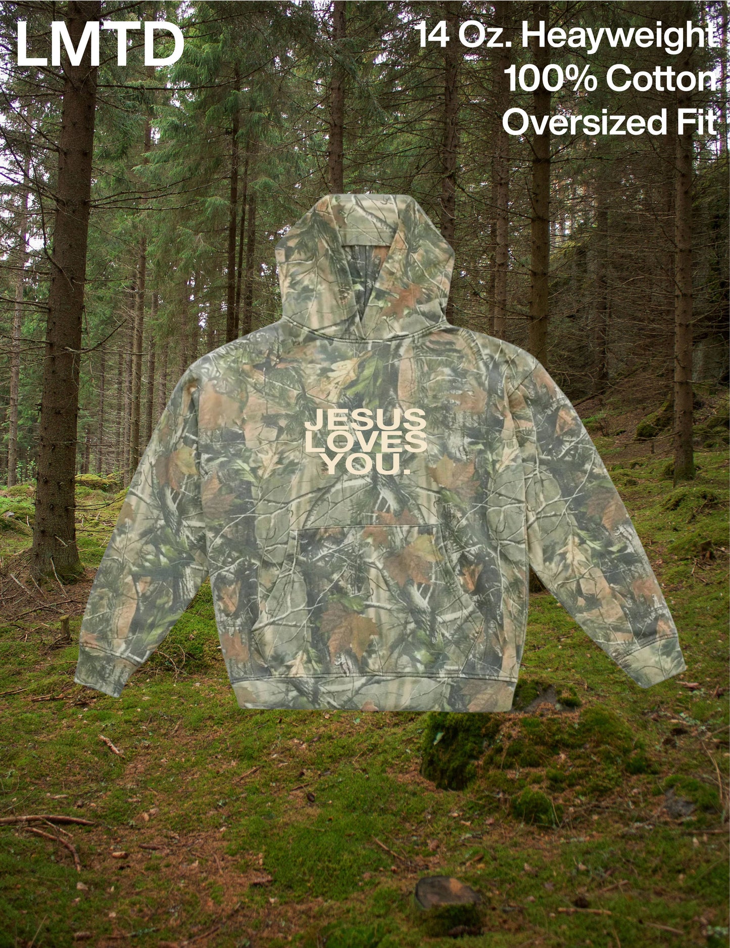 Heavyweight Camo Hoodie