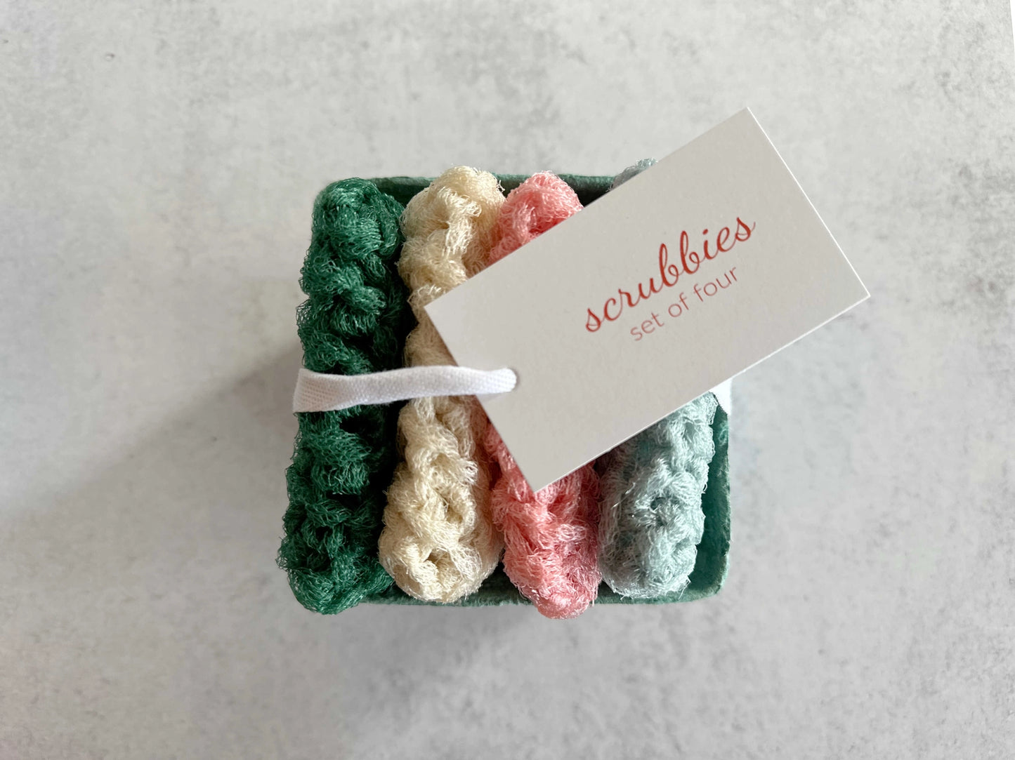 Scrubbies in a Berry Basket
