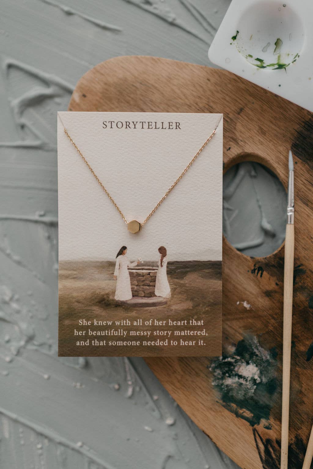 Story Teller Christian Necklace