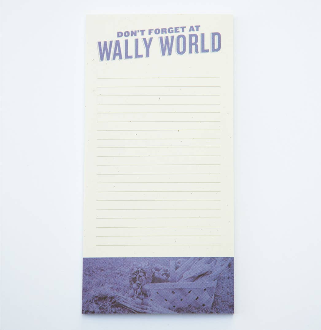 Don't Forget at Wally World Notepad