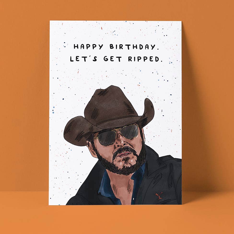 Let's Get Ripped: Birthday Card