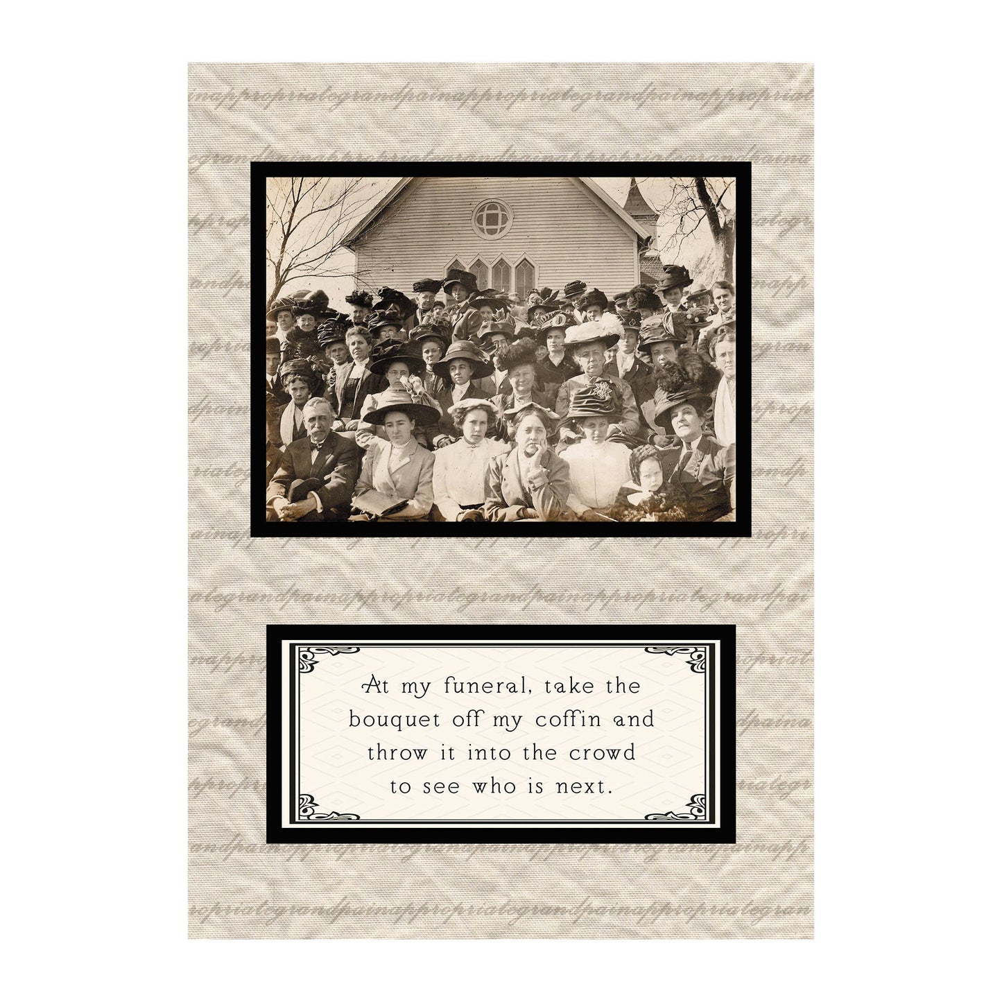 At My Funeral... Greeting Card