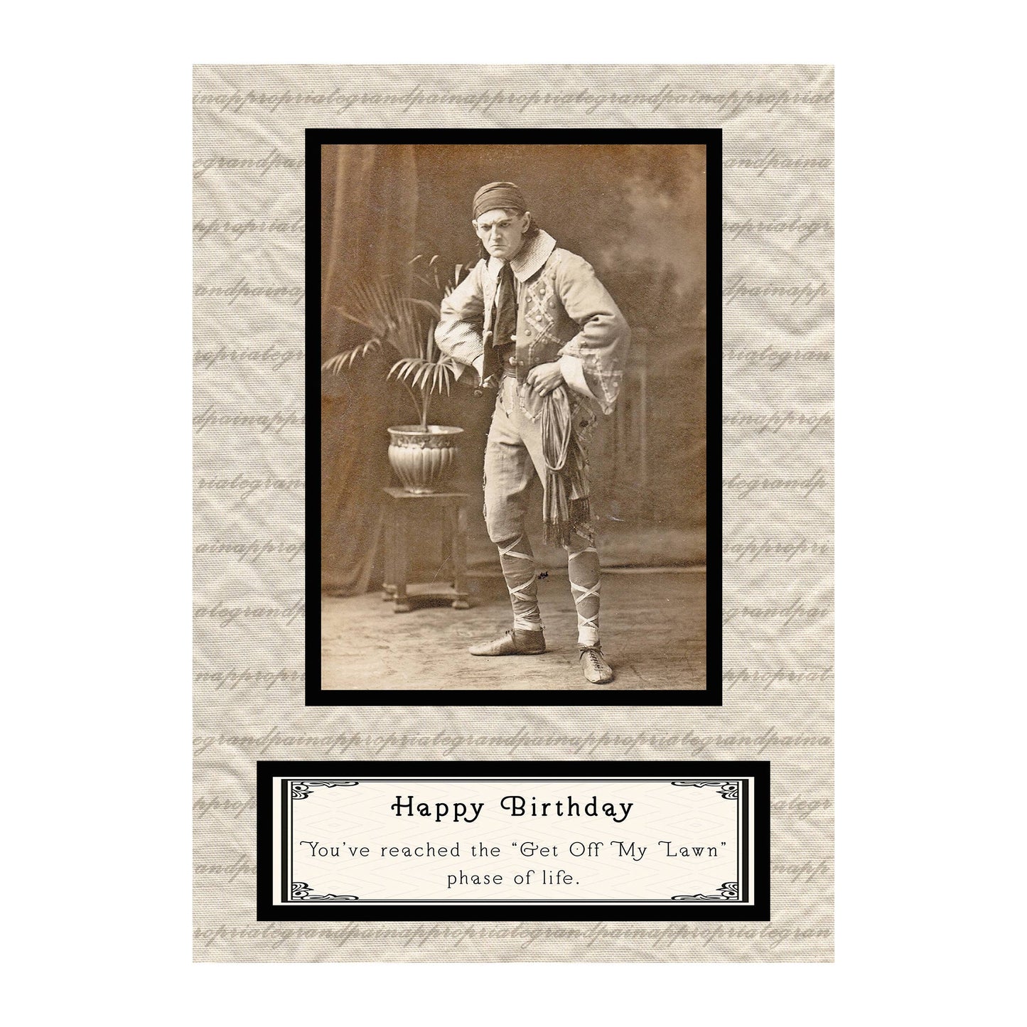 Get Off My Lawn: Birthday Card