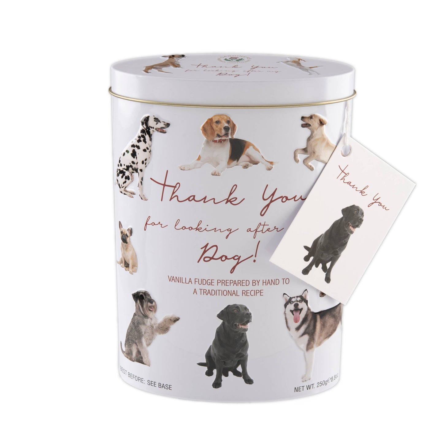 Thank You "Dogs" Tin: Vanilla Fudge