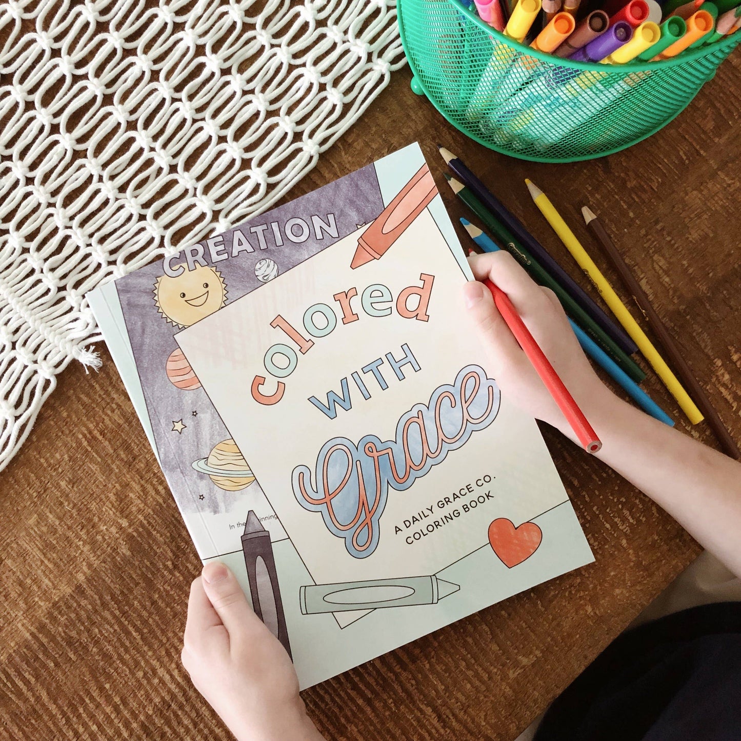 Colored With Grace: Kids Coloring Book