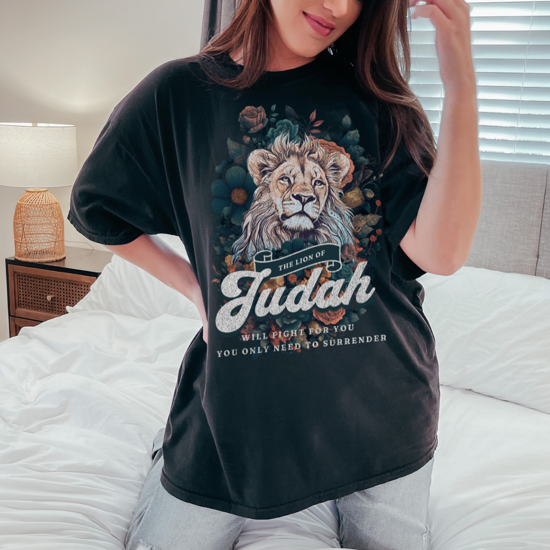 Lion of Judah Distressed Tee