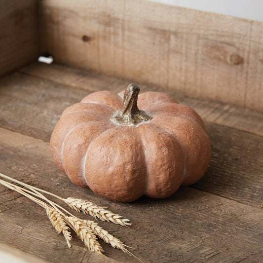 Large Resin Harvest Pumpkin