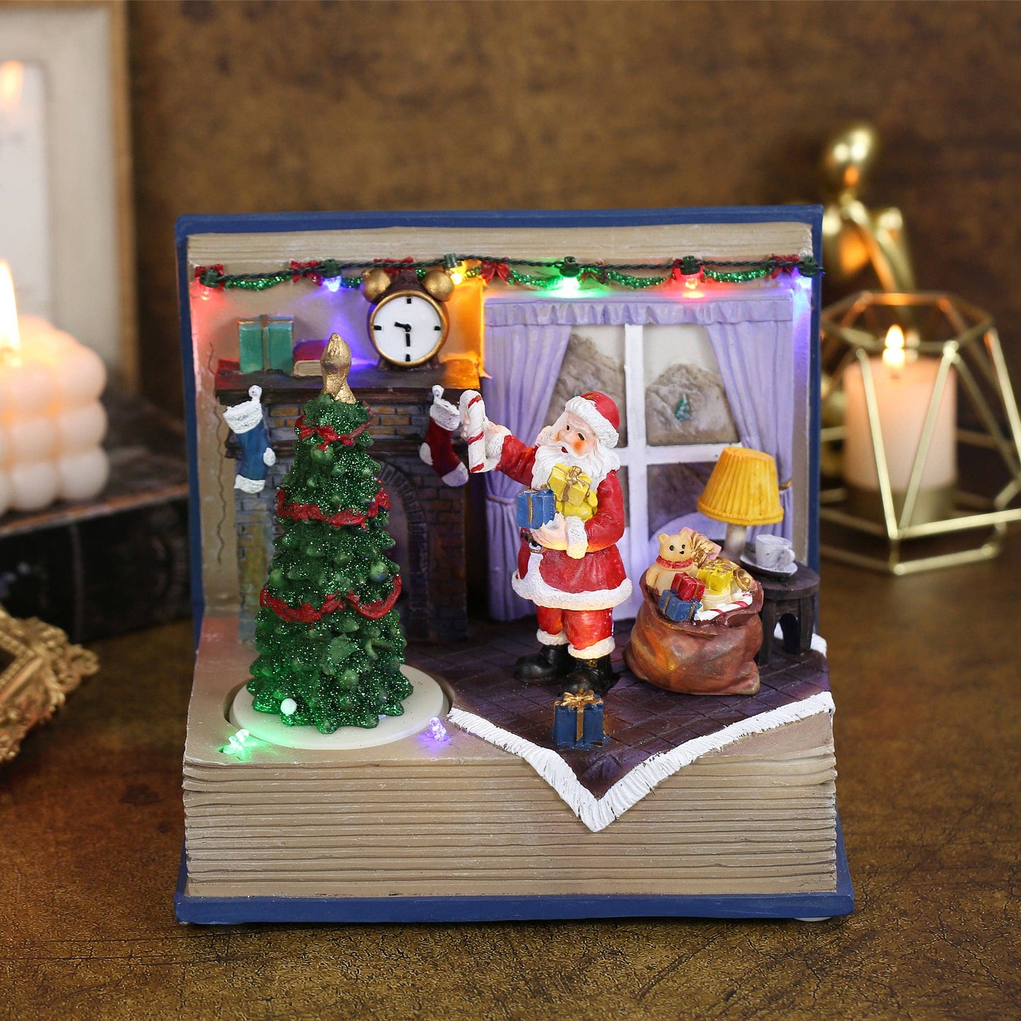 Musical Tabletop Christmas Village Ornament