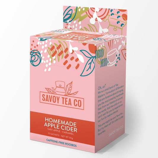 Homemade Apple Cider Rooibos - 15 Tea Sachets Caffeine-Free