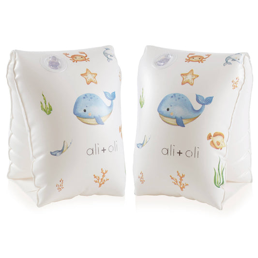 Swim Arm Band Undersea Print Inflatable Floaties