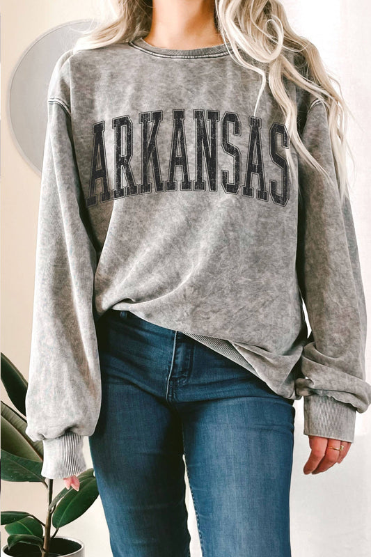 ARKANSAS PUFF MINERAL GRAPHIC TERRY SWEATSHIRT