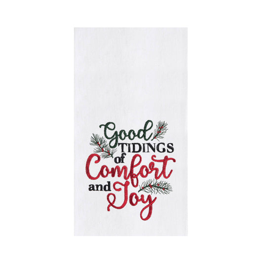Christmas Tidings Of Comfort & Joy Kitchen Towel