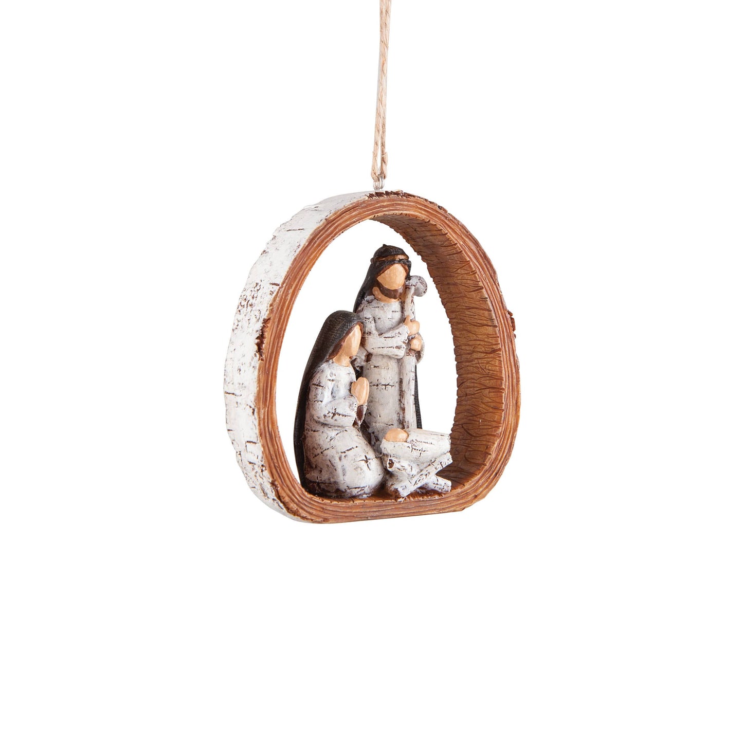 Christmas Rustic Nativity Ornament
