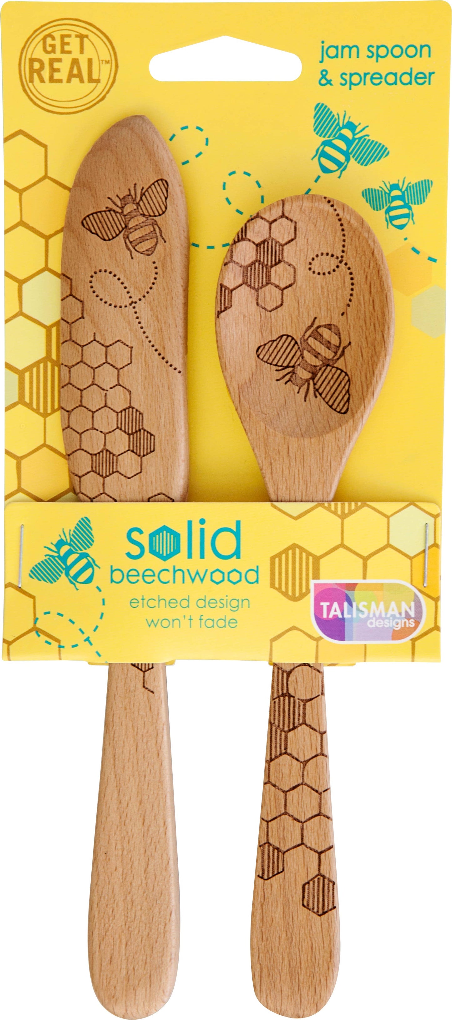 Honey Bee Jam Spoon and Spreader Set