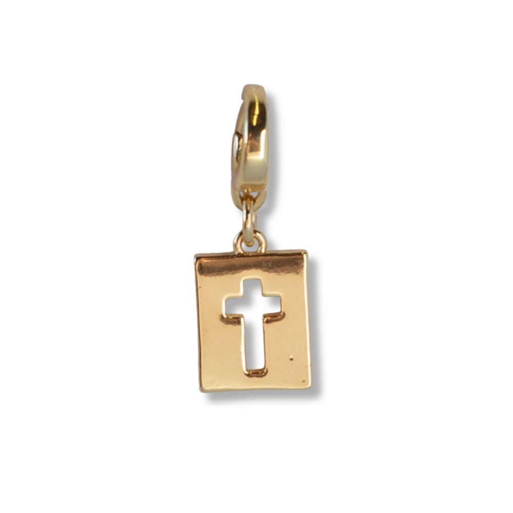 Hollow Cross Charm