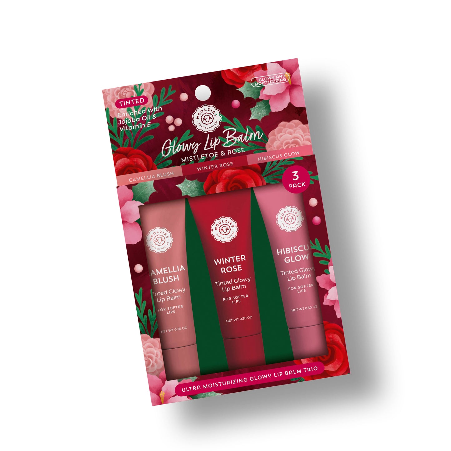 Mistletoe & Rose Trio
