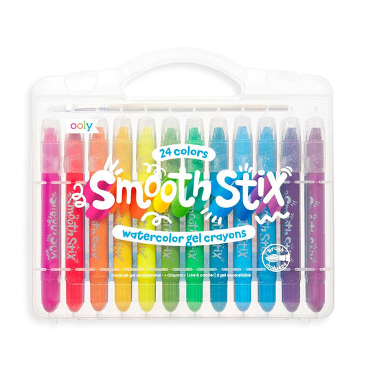 Smooth Stix Watercolor Gel Crayons: Set of 24