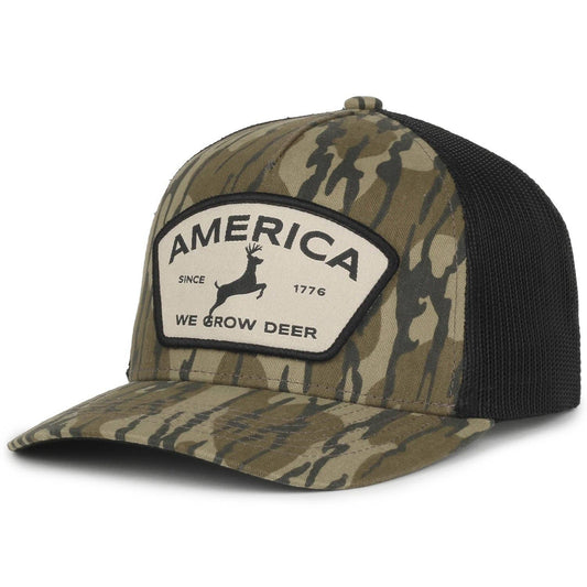 We Grow Deer Badge Hat