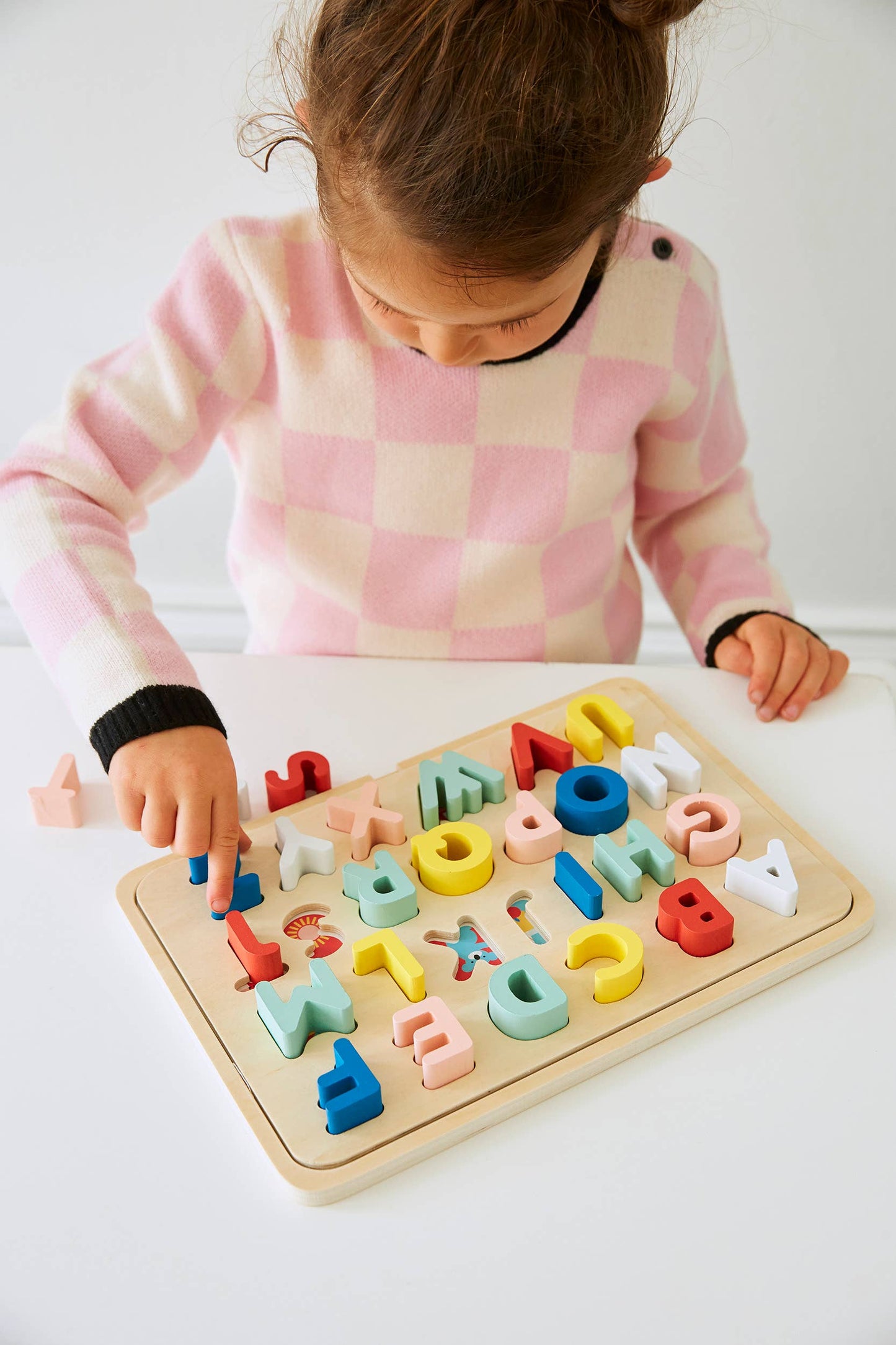 Wooden Multi-Language Alphabet Tray Puzzle