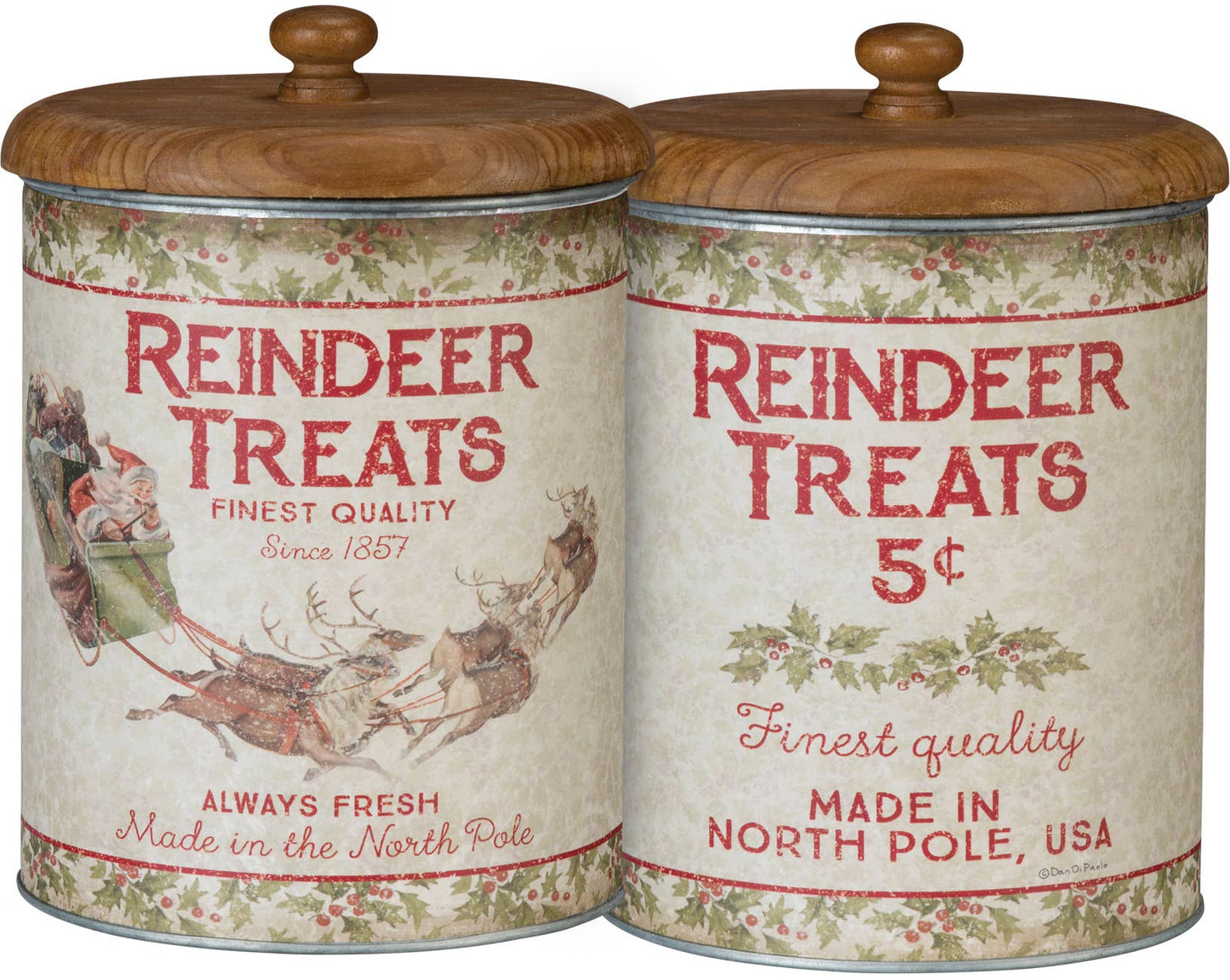 Reindeer Treats Canister