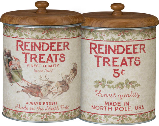 Reindeer Treats Canister