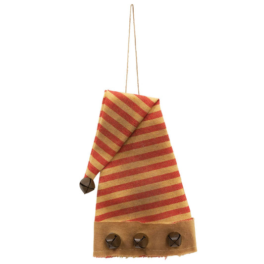 Striped Santa Hat Ornament