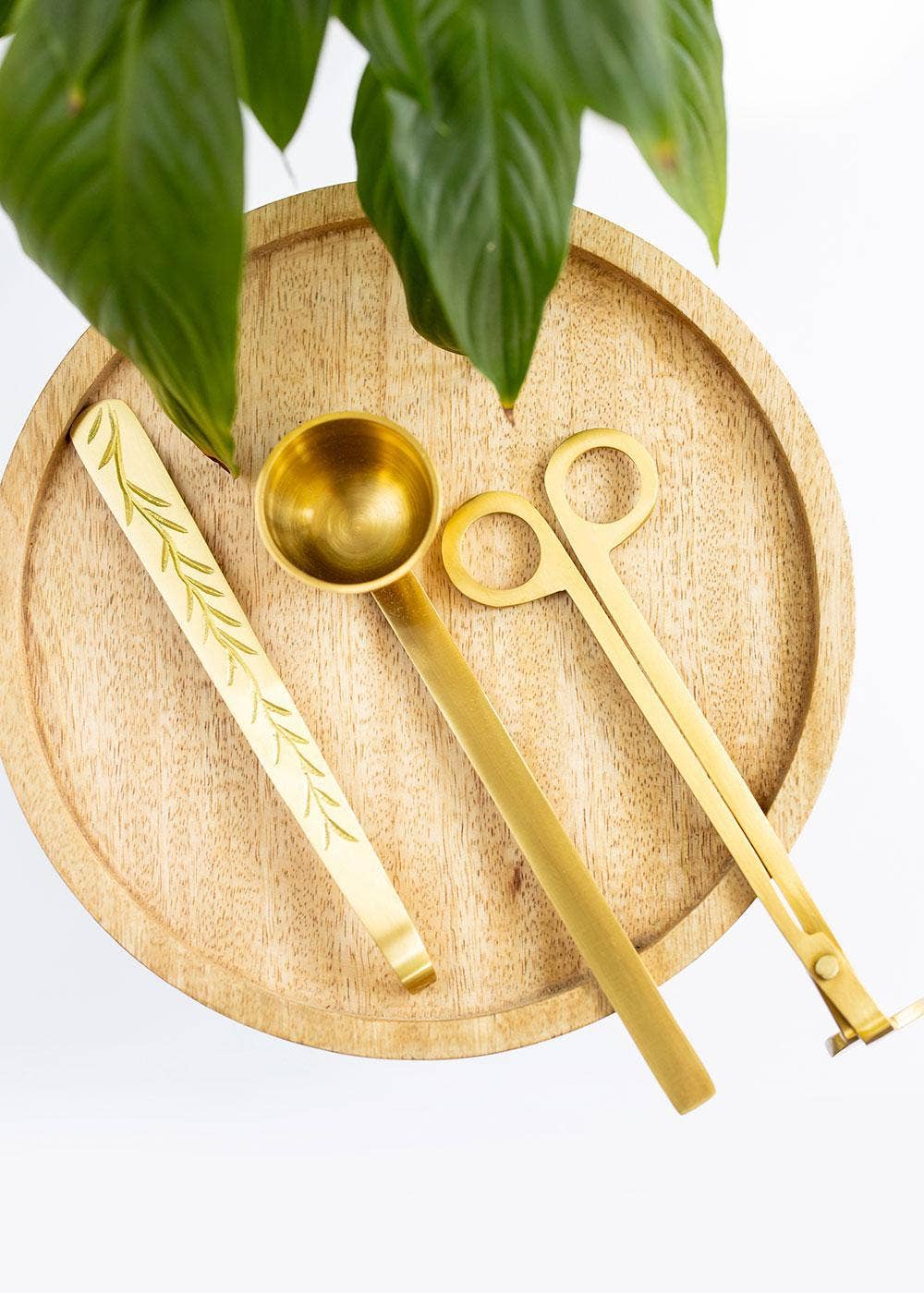 Brass Candle Tools: Set of 3