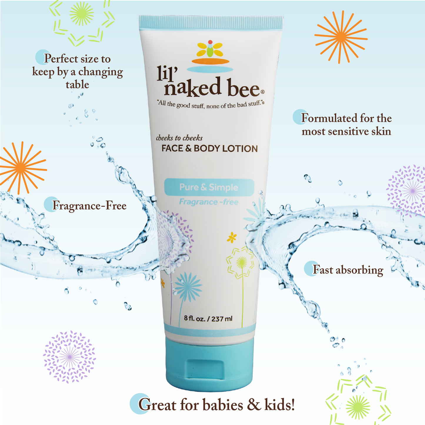 Pure & Simple naked bee