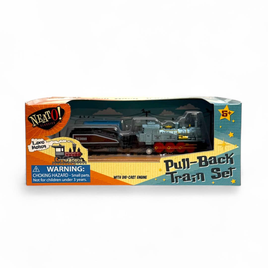 Neato! Pull-Back Train Set - Retro Classic, vintage toys