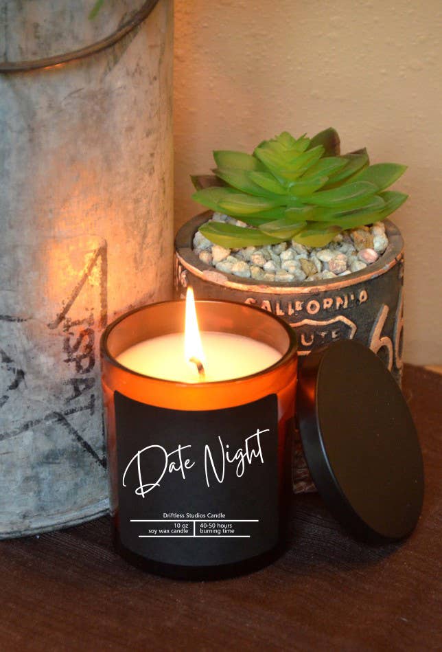 Date Night Soy Valentines Day 10oz Candle