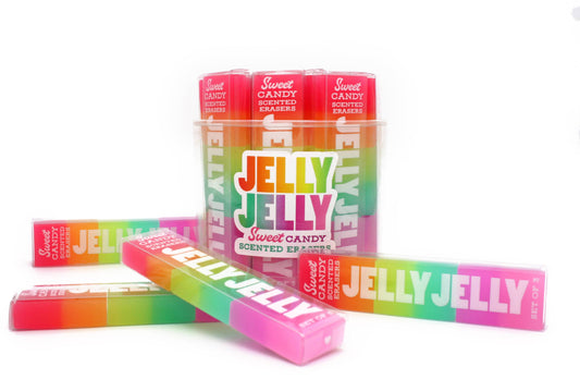 Jelly-Jelly Scented Erasers Tub