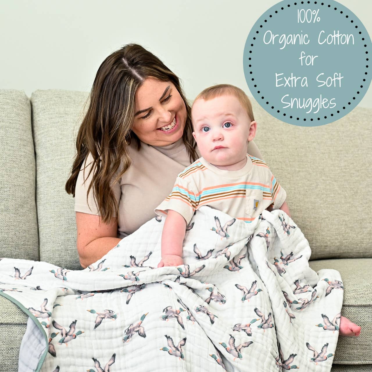 Quackin'up Muslin Blanket